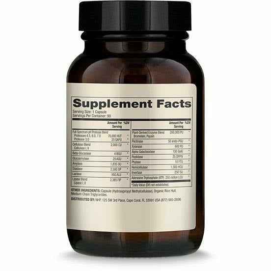 Dr. Mercola Full Spectrum Enzymes Digestive Supplement 90 Capsules