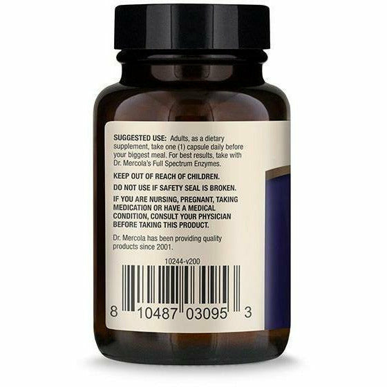 Dr. Mercola Gallbladder Enzymes Digestive Supplement Ox Bile 30 Capsules - VitaBuy