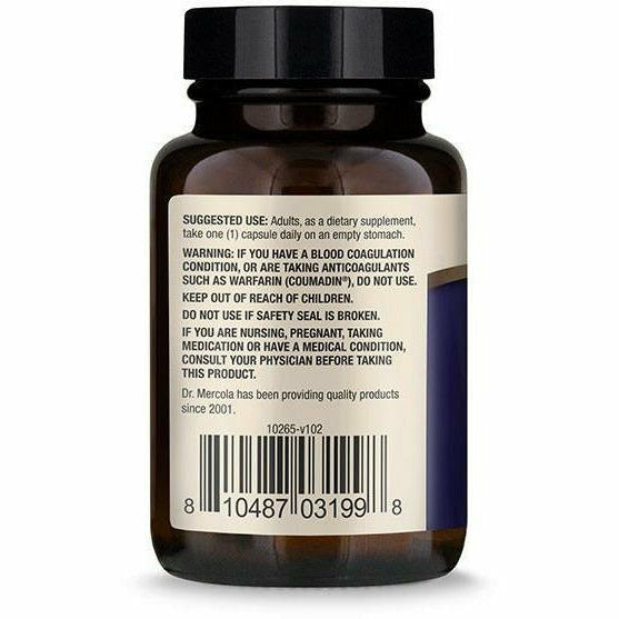 Dr. Mercola Lumbrokinase Enzymes 30 Capsules Cardiovascular Support - VitaBuy
