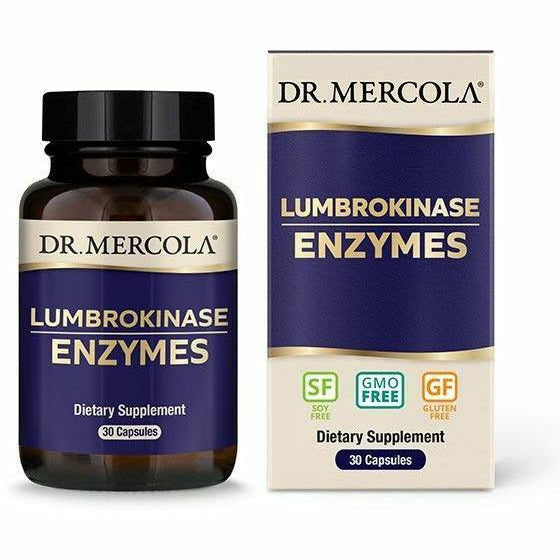 Dr. Mercola Lumbrokinase Enzymes 30 Capsules Cardiovascular Support - VitaBuy