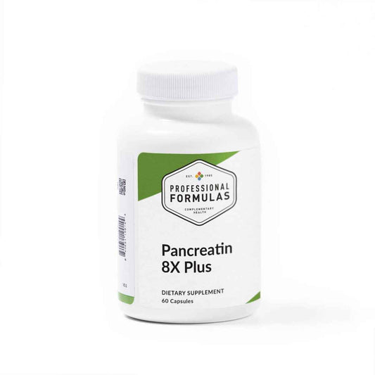 Professional Formulas Pancreatin 8X Plus Dietary Supplement Capsules