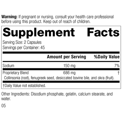 Standard Process Fen-Cho Digestive Health Supplement 90 Capsules