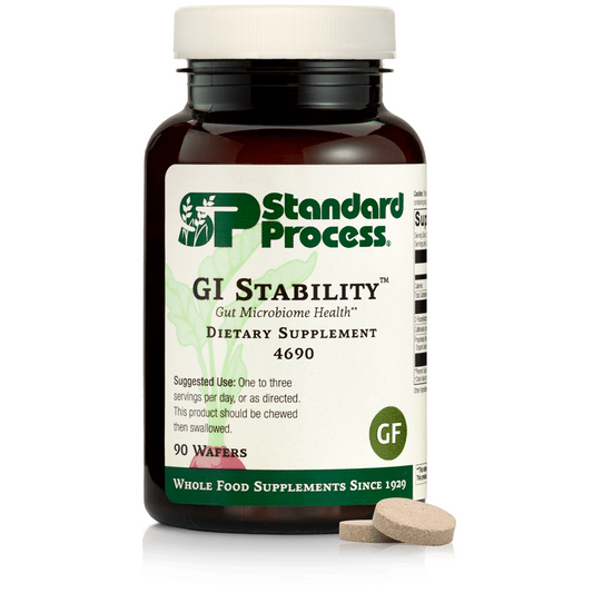 Standard Process GI Stability Digestive Health Prebiotic Wafers 90 Count