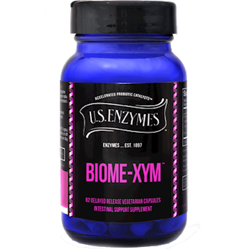 US Enzymes Biome-xym DR Probiotic Supplement 50 Billion CFU 62 Vegcaps