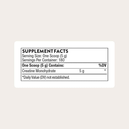 THORNE Micronized Creatine Monohydrate Powder Unflavored NSF Certified for Sport