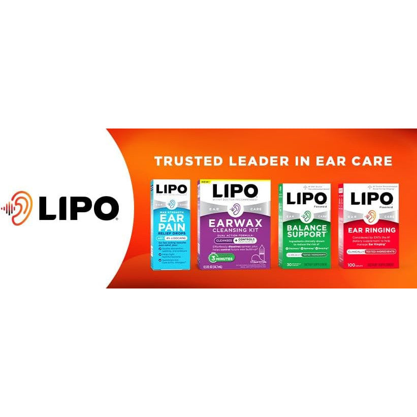 LIPO Ear Ringing Support Supplement Lemon Bioflavonoid Complex