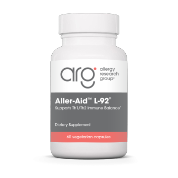 Allergy Research Group Aller-Aid L-92 Immune Support Supplement 60 Vcaps