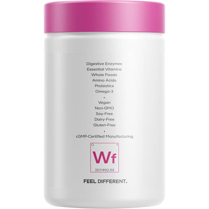 Codeage Women's Daily Multivitamin Fermented Organic Whole Foods Probiotics 120 Capsules
