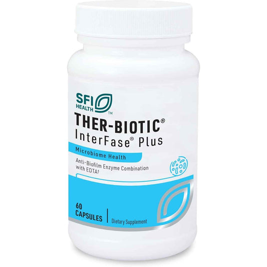 Klaire Labs Interfase Plus Multi-Enzyme Supplement with EDTA 60 Capsules