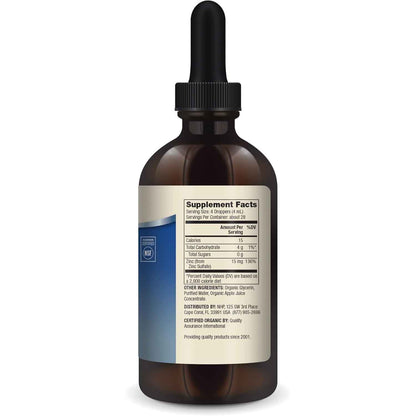 Dr. Mercola Liquid Zinc Drops 15 Mg Organic USDA