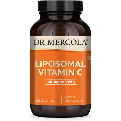 Dr. Mercola Liposomal Vitamin C 1,000 mg Bioavailable 180 Capsules