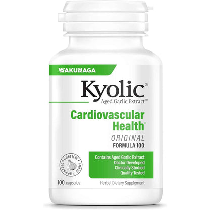 Kyolic Aged Garlic Extract Formula 100 Cardiovascular Health 100 Count Capsules