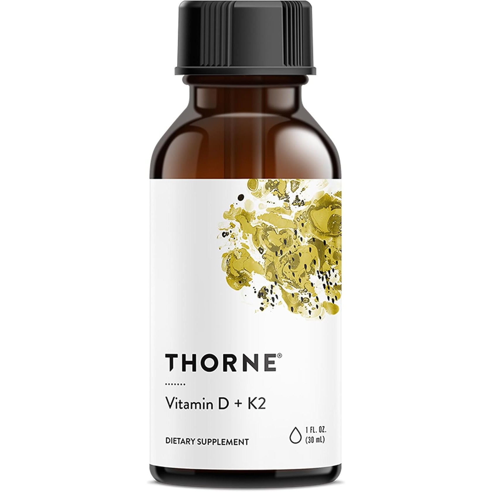 Thorne Vitamin D + K2 Liquid with Metered Dispenser 30ml 600 Servings