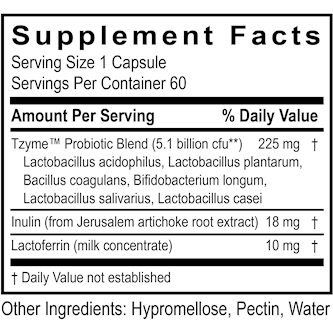 Transformation Enzyme Probiotic Digestive Health Supplement Capsules