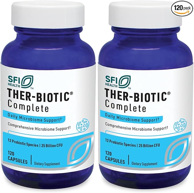 Klaire Labs Ther-Biotic Complete 25 Billion CFU Probiotic Capsules