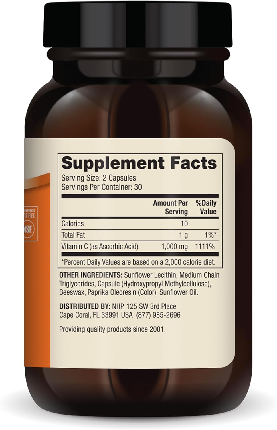 Dr. Mercola Liposomal Vitamin C 1000mg 60 Count