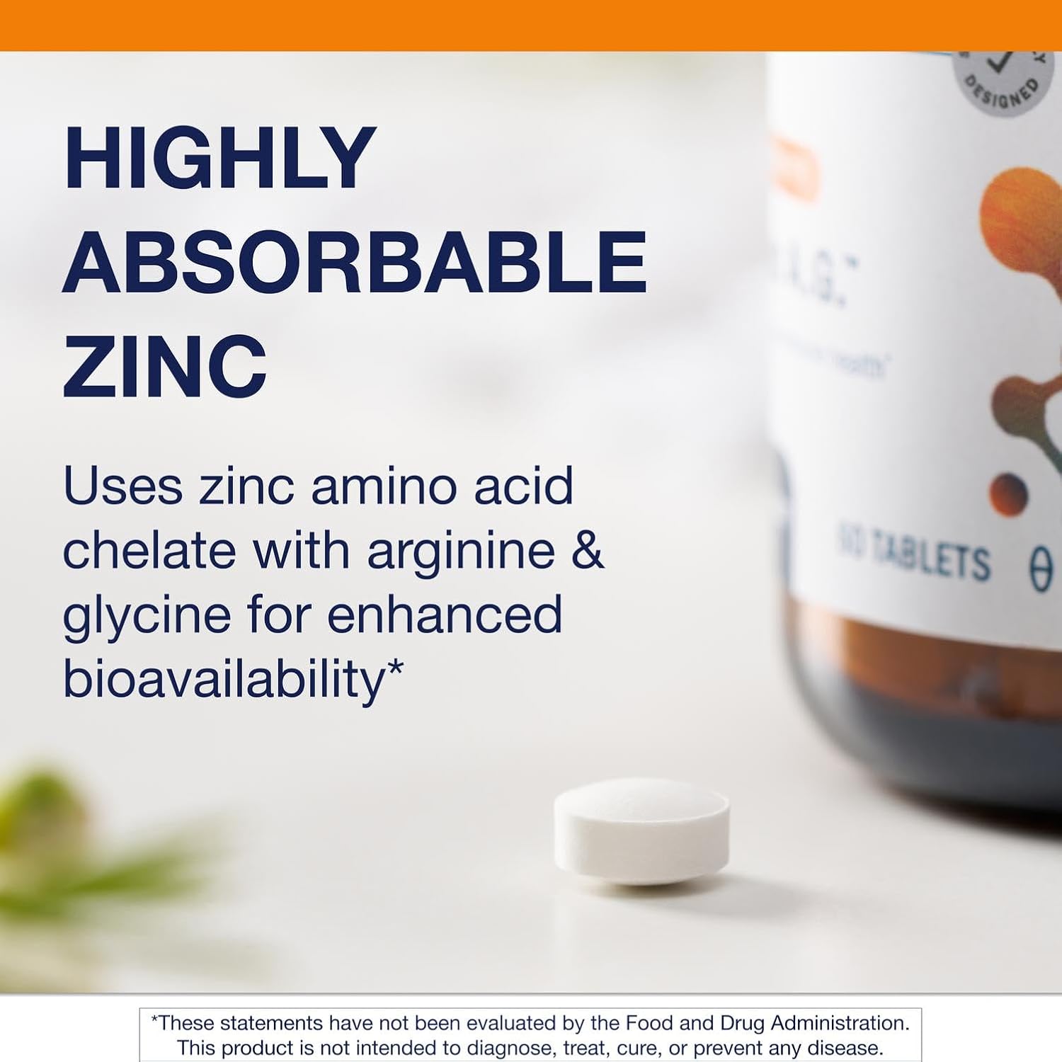 Metagenics Zinc A.G. 60 Tablets