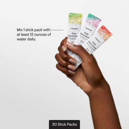 Thorne Daily Electrolytes Powder Drink Mix NSF 30 Stick Packs