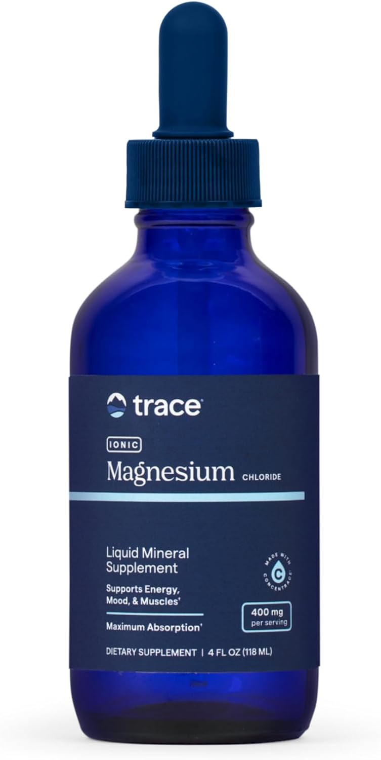 Trace Minerals Liquid Ionic Magnesium Supplement 400 mg 4 oz