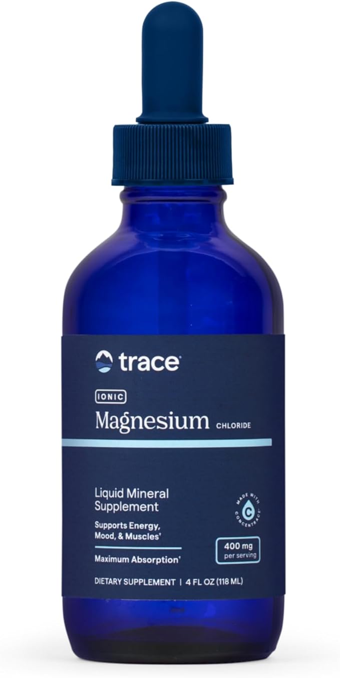 Trace Minerals Liquid Ionic Magnesium Supplement 400 mg 4 oz