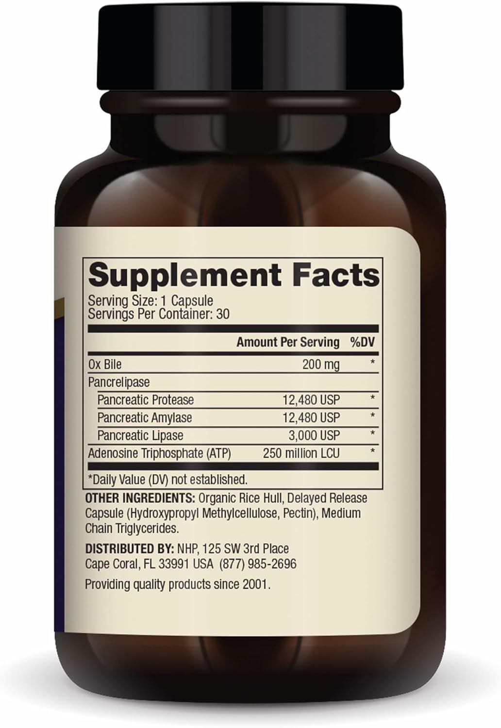 Dr. Mercola Gallbladder Enzymes Digestive Support 30 Capsules