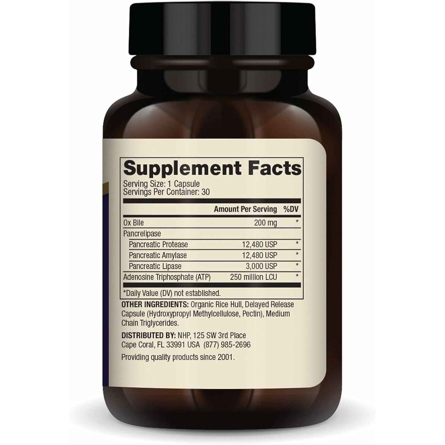 Dr. Mercola Gallbladder Enzymes Digestive Support 30 Capsules