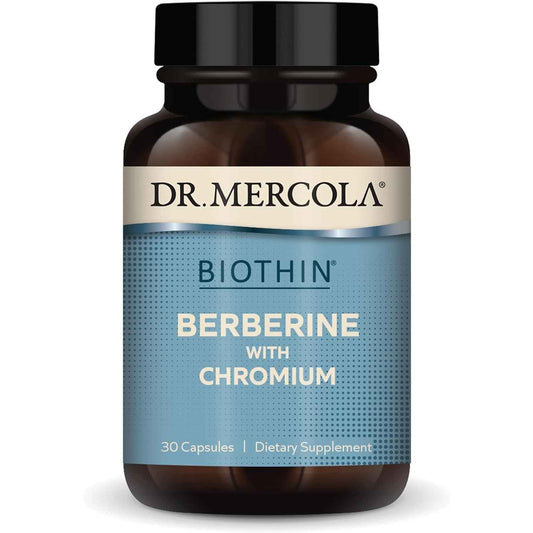 Dr. Mercola Biothin Berberine With Chromium Dietary Supplement 30 Capsules
