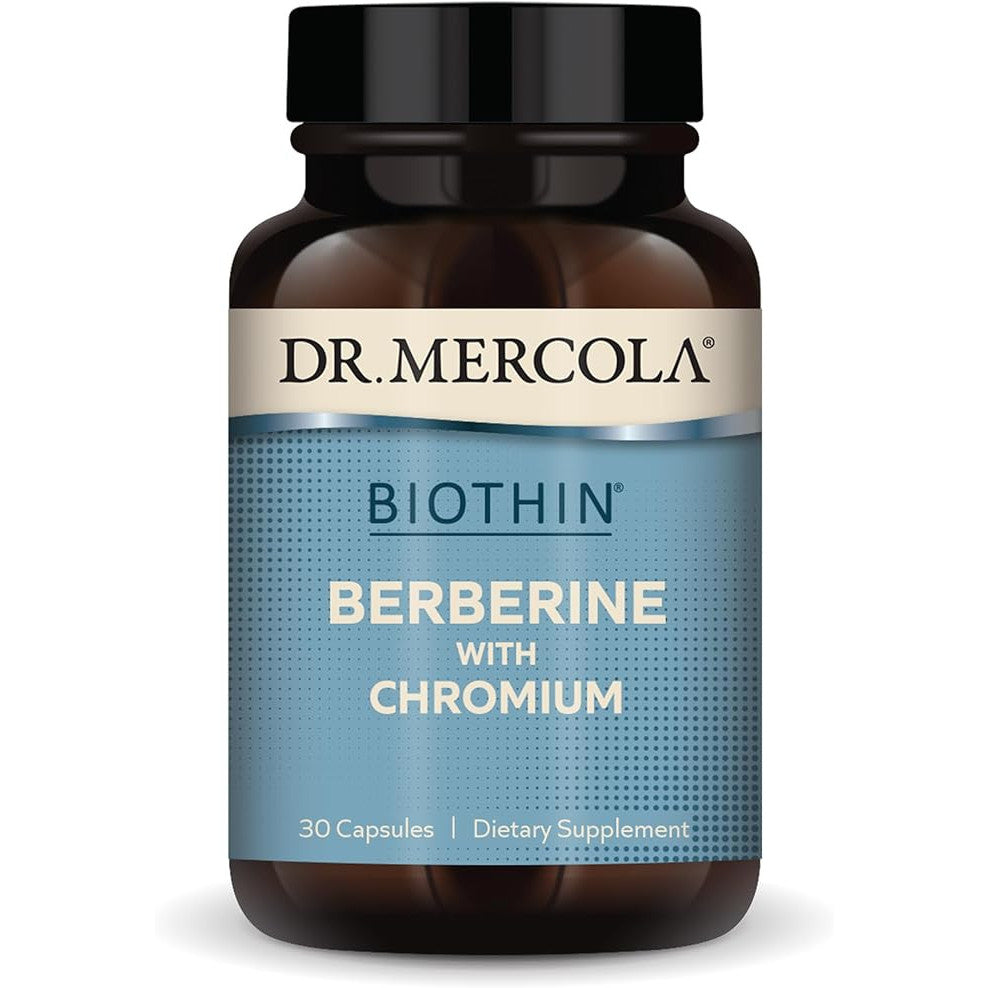 Dr. Mercola Biothin Berberine With Chromium Dietary Supplement 30 Capsules