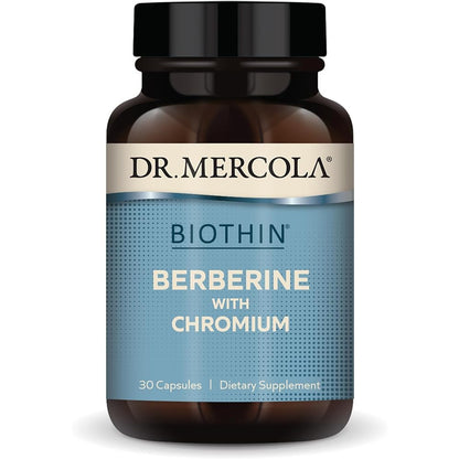 Dr. Mercola Biothin Berberine With Chromium Dietary Supplement 30 Capsules