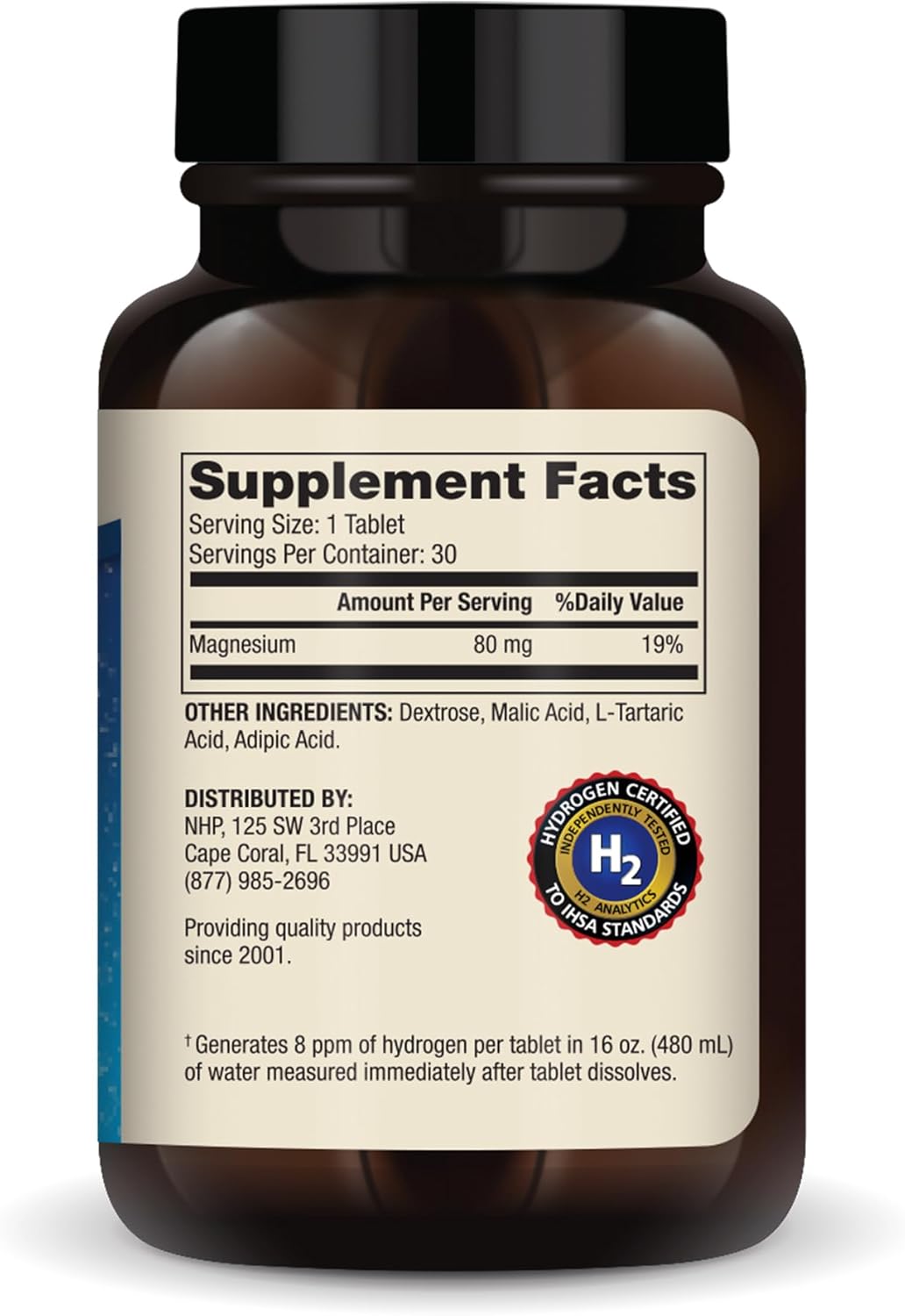 Dr. Mercola H2 Molecular Hydrogen Supplement Tablets 30 Count