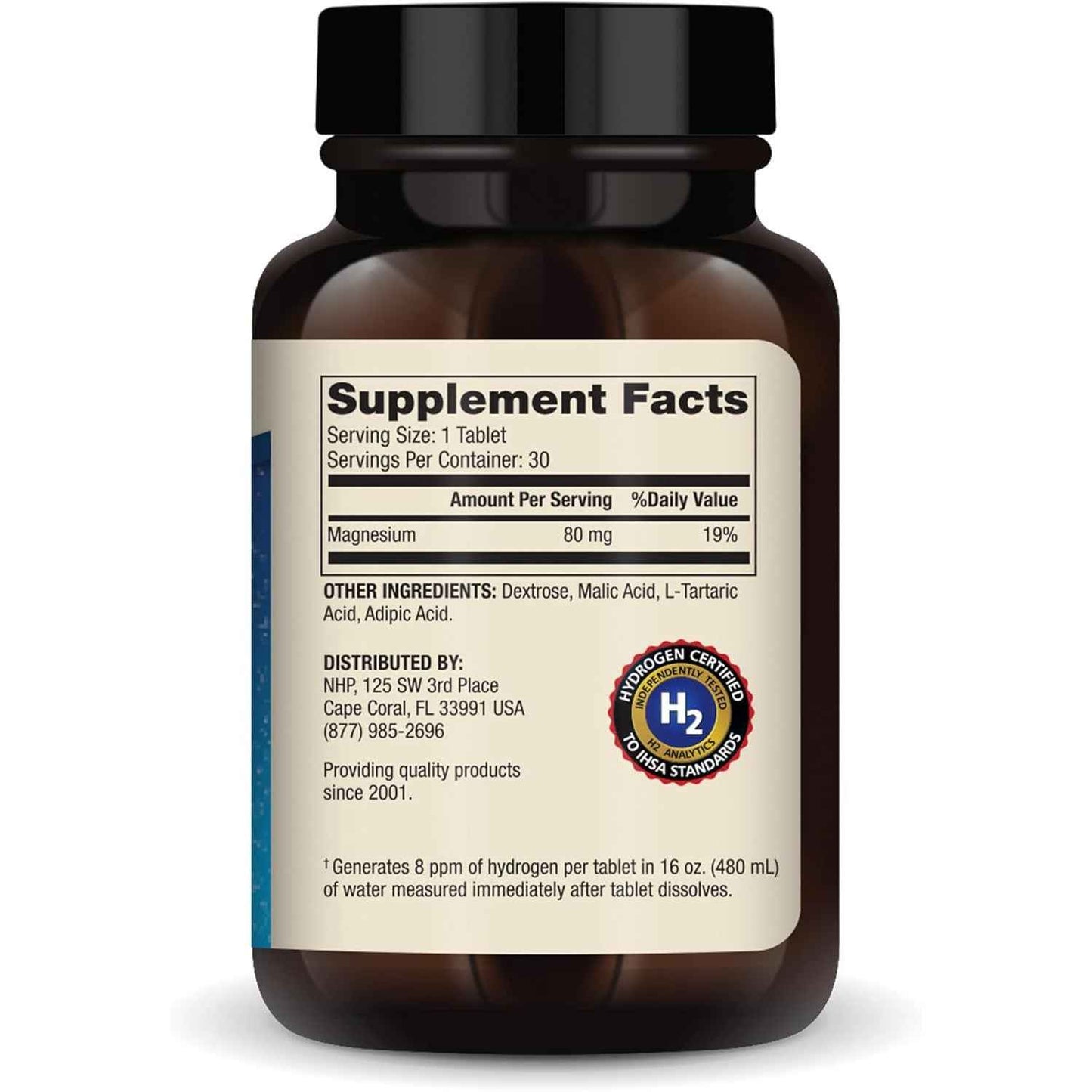 Dr. Mercola H2 Molecular Hydrogen Supplement Tablets 30 Count