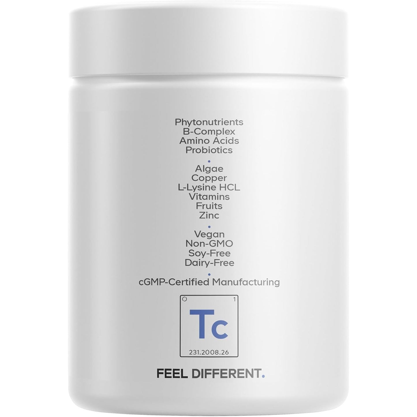 Codeage Teen Clearface Skin Support Supplement with Vitamins & Probiotics, 60 Capsules