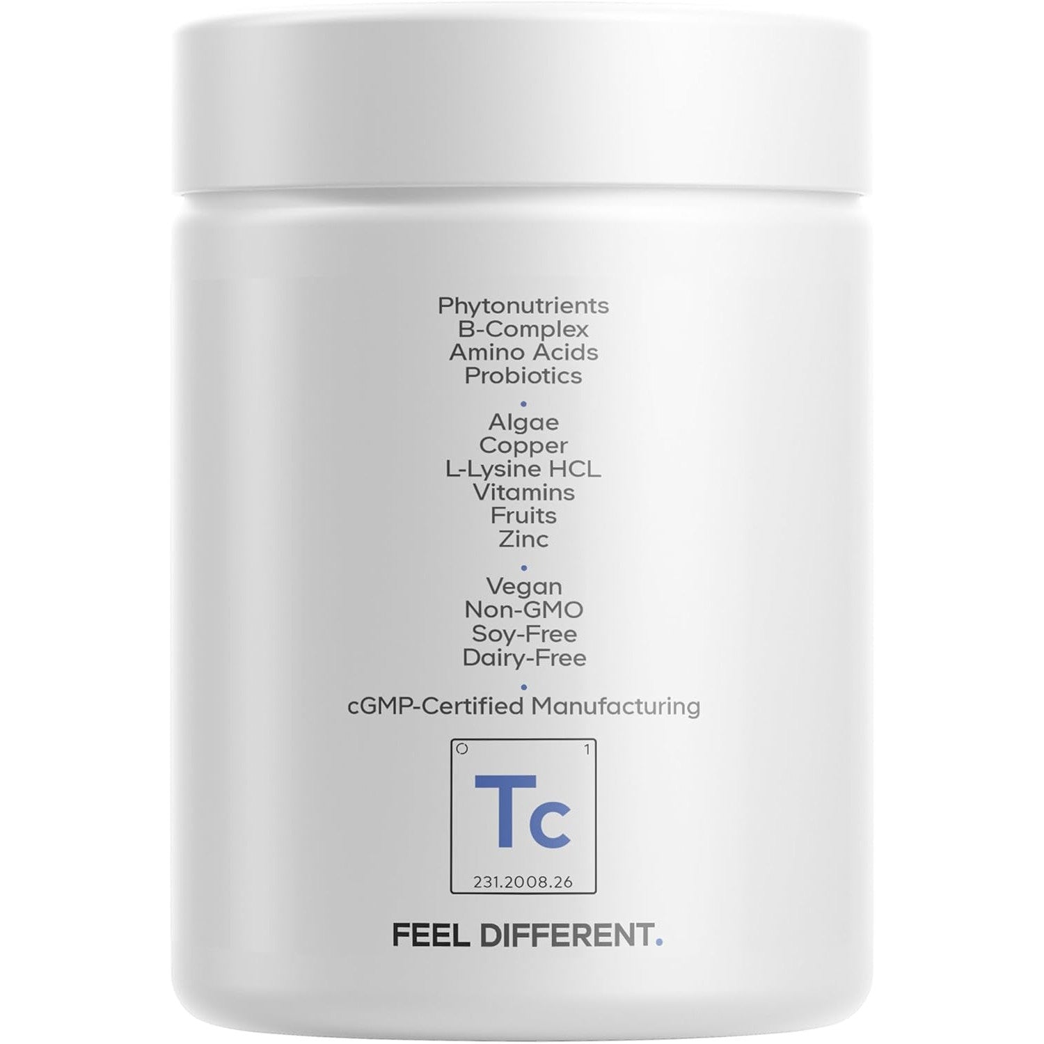 Codeage Teen Clearface Skin Support Supplement with Vitamins & Probiotics, 60 Capsules