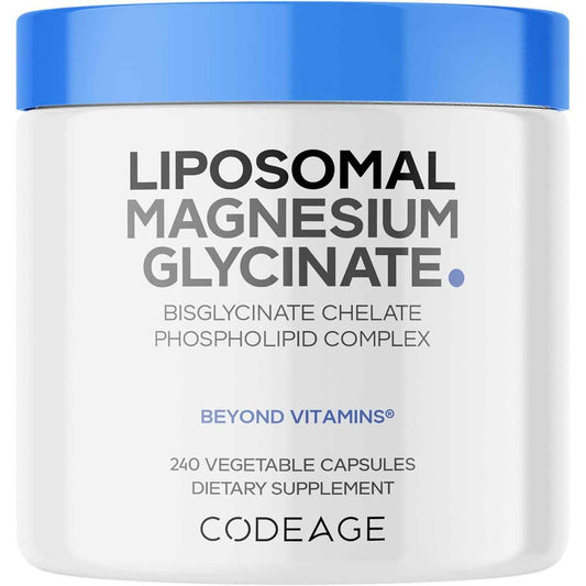 Codeage Liposomal Magnesium Glycinate Supplement 240 Count