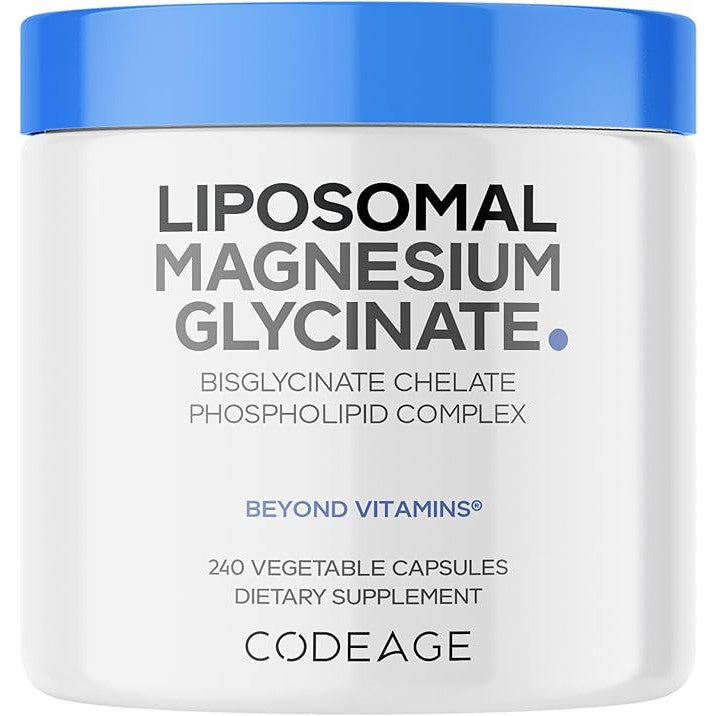 Codeage Liposomal Magnesium Glycinate Supplement 240 Count