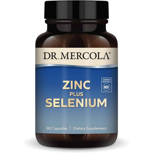 Dr. Mercola Zinc Plus Selenium Mineral Blend Supplement 90 Capsules