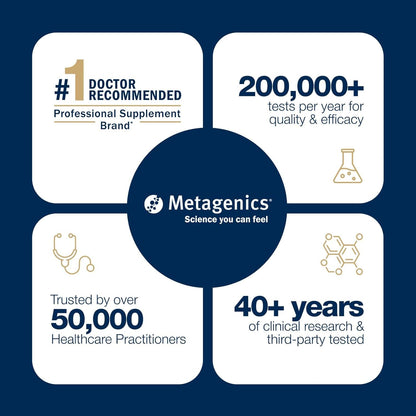 Metagenics Magnesium Glycinate 100mg-Highly Absorbable Magnesium Supplement for Sleep, Stress Relief & Muscle Relaxation - Bone, Heart & Nerve Health-Non-GMO, Gluten-Free-240 Tablets