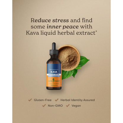 Herb Pharm Kava Root Liquid Extract Noble Kava 4 Fl Oz