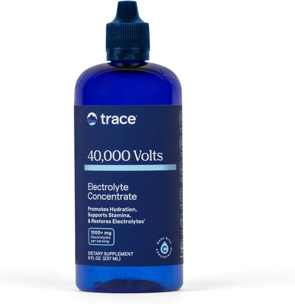 Trace Minerals 40,000 Volts Liquid Electrolyte Concentrate Ionic Minerals 8oz