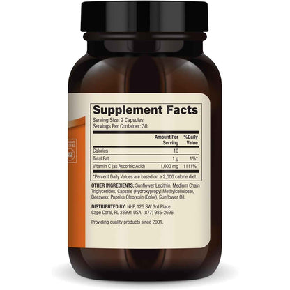 Dr. Mercola Liposomal Vitamin C 1000mg 60 Count