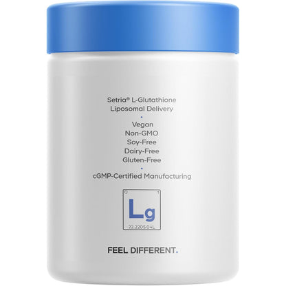 Codeage Liposomal Glutathione Supplement - Pure Reduced Setria L-Glutathione, Liposomal Delivery, Phospholipid Complex - Encapsulated Glutathione Powder Pills - Vegan, Non-GMO - 60 Capsules
