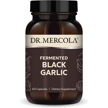 Dr. Mercola Fermented Black Garlic Antioxidant Supplement 60 Capsules