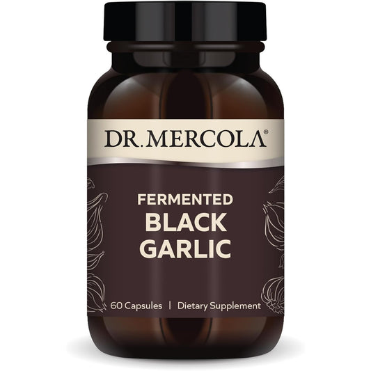 Dr. Mercola Fermented Black Garlic Antioxidant Supplement 60 Capsules
