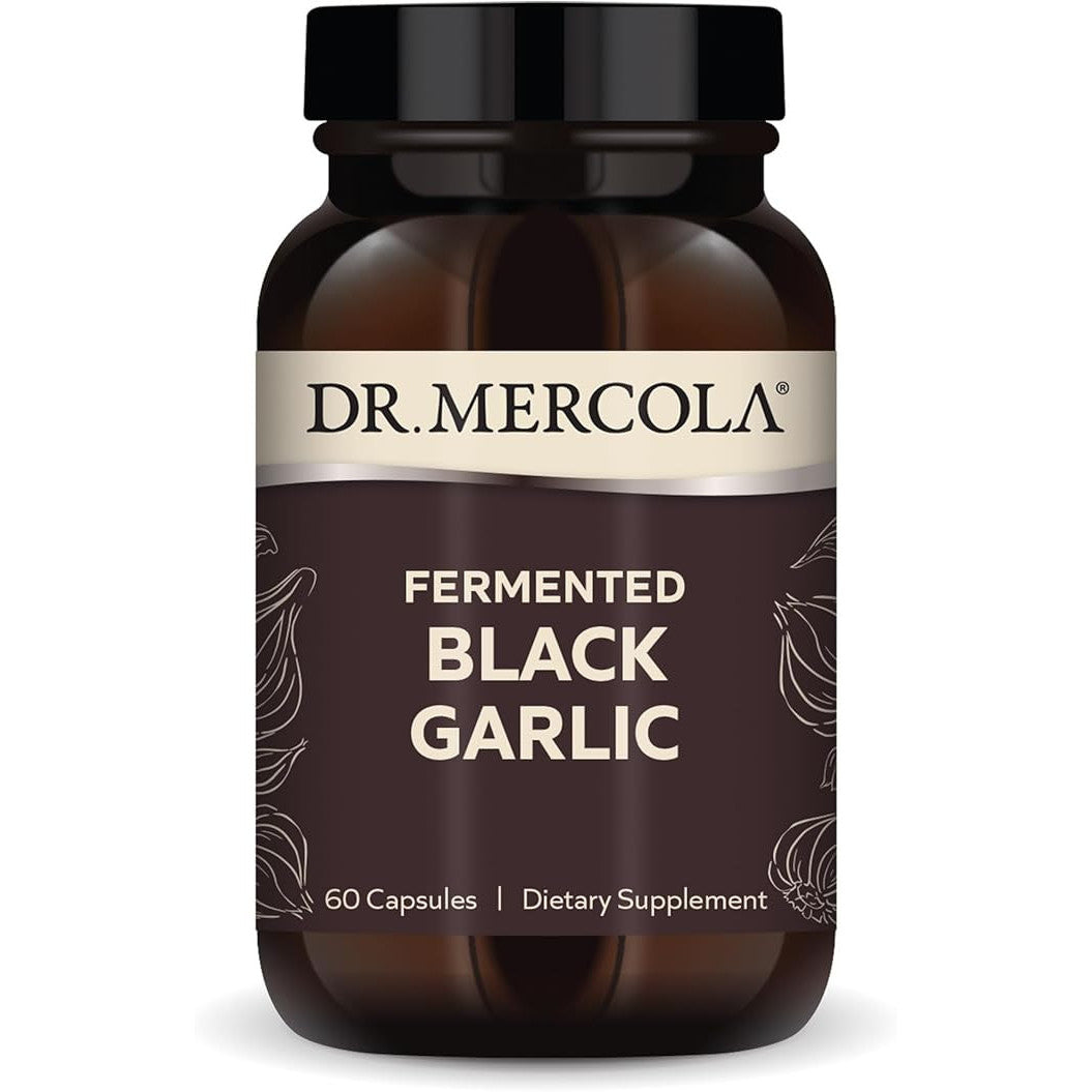 Dr. Mercola Fermented Black Garlic Antioxidant Supplement 60 Capsules