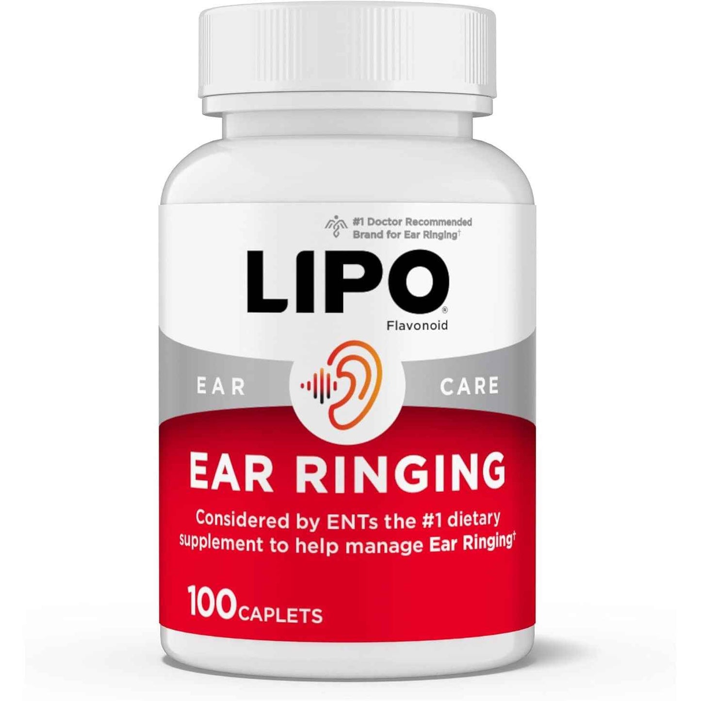 LIPO Ear Ringing Support Supplement Lemon Bioflavonoid Complex