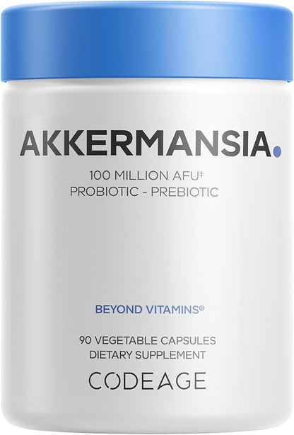 Codeage Akkermansia Muciniphila Probiotic Supplement 90 Capsules 3-Month Supply
