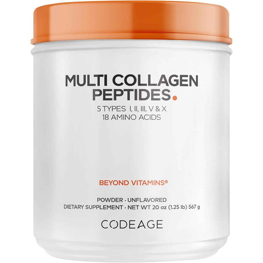 Codeage Multi Collagen Protein Powder Peptides Hydrolyzed 20oz