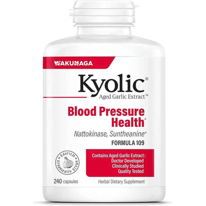 Kyolic Aged Garlic Extract Formula 109 Blood Pressure Health 80 Capsules