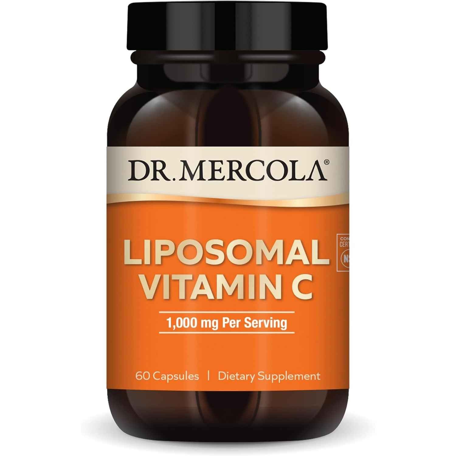 Dr. Mercola Liposomal Vitamin C 1000mg 60 Count