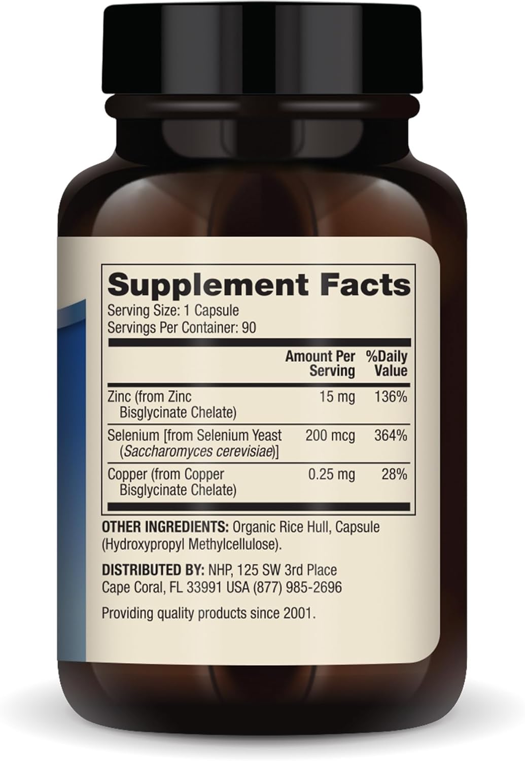 Dr. Mercola Zinc Plus Selenium Mineral Blend Supplement 90 Capsules